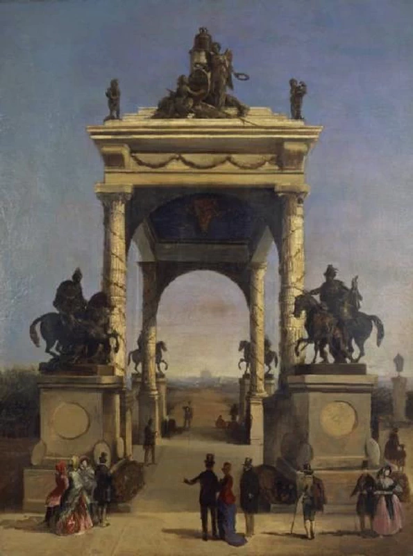 28-Progetto per un monumento ai caduti del 1848 -Milano 